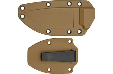 Image of Esee Model 3 Sheath Brown w/ Boot Clip ES40CBC