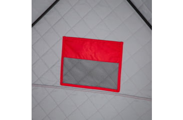 Image of Eskimo 3HD, Pop-Up Portable Shelter, No-Trip Door, Red/Black, 3-Person, 46075