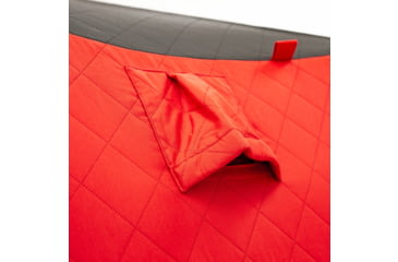 Image of Eskimo 3HD, Pop-Up Portable Shelter, No-Trip Door, Red/Black, 3-Person, 46075