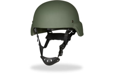 Image of ExecDefense USA MICH ACH Ballistic Helmet, Green, Large, EH-0881-GL