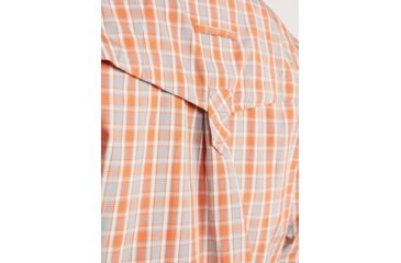 Image of ExOfficio Air Strip Check Plaid Long Sleeve Shirt - Mens, Gold Flame, Small, 1001-3159-2304-S