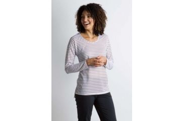 Image of ExOfficio BA Modena Long Sleeve Tunic Women's, White, S 21113078-1000_S