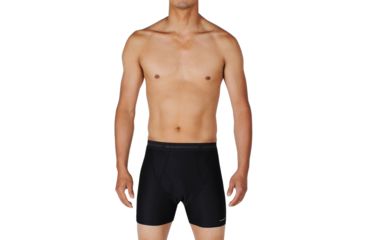 Image of ExOfficio Give-N-Go Boxer Brief - Mens-Black-X-Large