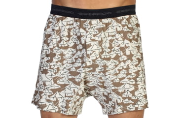 Image of ExOfficio Give-N-Go Boxers - Men's-Loden/Yurt-X-Large