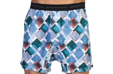Image of ExOfficio Give-N-Go Boxers - Men's-Riviera/Diamond-Small