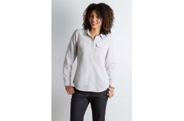 Image of ExOfficio Rotova Long Sleeve Shirt Women's, Malt Check, S 20013156-9125_S