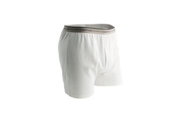 Image of ExOfficio Sol Cool Boxer Men's, White, XL 12412894-1000_XL