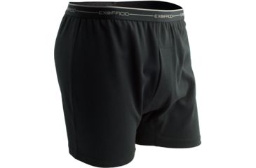 Image of ExOfficio Sol Cool Boxer - Men's-Black-5 in-X-Large