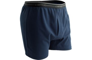 Image of ExOfficio Sol Cool Boxer - Men's-Navy-5 in-Medium