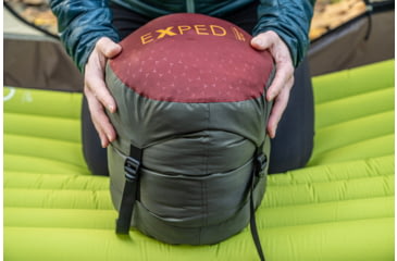 Image of Exped Deepsleep -5C 20F Sleeping Bag, Left, Burgundy, Medium, 7640277846241