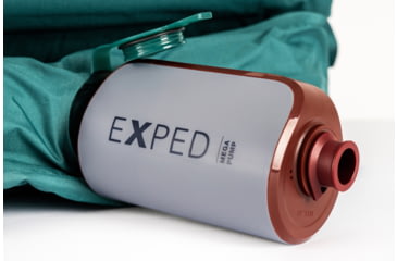 Image of Exped MegaPump Pads, Burgundy/White, 7640277846760