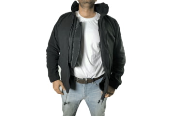 Image of FAB Defense Masada Fleece Concealed Body Armor Vest, Level IIIA, Black, Large, Masada-Fleece-IIIA L