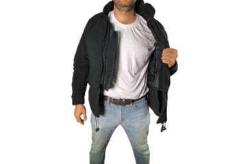 Image of FAB Defense Masada Fleece Concealed Body Armor Vest, Level IIIA, Black, Large, Masada-Fleece-IIIA L