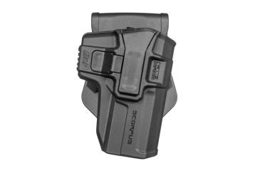 Image of FAB Defense Level 1 Retention OWB Belt/Paddle Holster, S&amp;W M&amp;P 9/.40 Full Frame and Pro Models, Ambidextrous Hand, Black, SC-MP9B