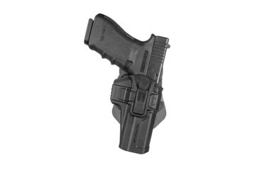 Image of Scorpus M1 Level II Retention OWB Belt/Paddle Holster, Glock 20/Glock 37/Glock 29/Glock 38/Glock 30/Glock 36/Glock 39/Glock 21/Glock 40, Right Hand, Matte, Black, SC-G21RB