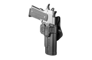 Image of Scorpus M1 Level II Retention OWB Belt/Paddle Holster, Glock 20/Glock 37/Glock 29/Glock 38/Glock 30/Glock 36/Glock 39/Glock 21/Glock 40, Right Hand, Matte, Black, SC-G21RB