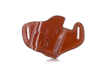 Image of Falco Holsters Outlet OWB Leather Holster with Open-Top for Guns with Lasers or Lights Plus Red Dot Sights, 7128