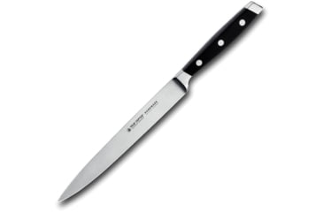 Image of FELIX Fillet Knife, 10.63in Overall, 6.5in, Satin X50CrMoV15 Blade, Black Plastic Handle, 811116