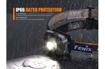 Image of Fenix HL32R Rechargeable Headlamp w/ Battery, 600 Lumens, Gray HL32XPGY