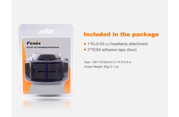 Image of Fenix Lighting ALG-03 Helmet Headlamp Mount