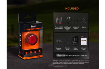 Image of Fenix Lighting BC06R Lithium Ion 90 Lumens Bike Lights