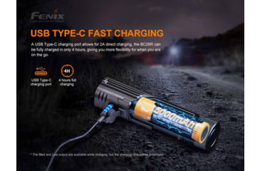 Image of Fenix Lighting BC26R Lithium Ion 1600 Lumens Bike Lights