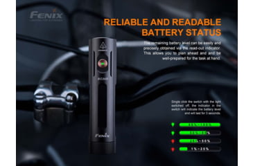 Image of Fenix Lighting BC26R Lithium Ion 1600 Lumens Bike Lights