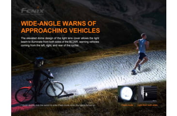 Image of Fenix Lighting BC26R Lithium Ion 1600 Lumens Bike Lights