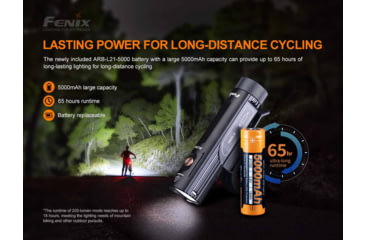 Image of Fenix Lighting BC26R Lithium Ion 1600 Lumens Bike Lights