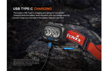Image of Fenix Lighting HL18R-T V2.0 Lithium Ion 800 Lumens Luminus SST25 white LED, SST20 CRI80 LED, 2835 LED Headlamp, Black, HL18RTV2BK