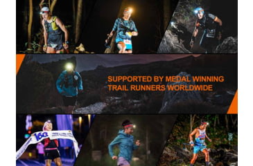 Image of Fenix Lighting HM65R-T V2.0 Lithium Ion 1600 Lumens Luminus SST40 LED, Luminus SST20 LED Headlamp, Black, HM65RTV2BK