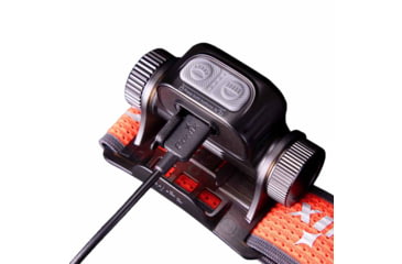 Image of Fenix Lighting HM65R-T V2.0 Lithium Ion 1600 Lumens Luminus SST40 LED, Luminus SST20 LED Headlamp, Black, HM65RTV2BK