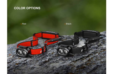 Image of Fenix Lighting HP12R-T Lithium Ion 1300 Lumens Luminus SST25, Luminus SST20 CR480, 2835 LED Headlamp, Red, HP12RTRD