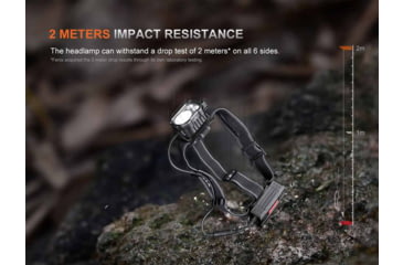 Image of Fenix Lighting HP35R SAR Lithium Ion 4000 Lumens XHP70 LED, Luminus SST20 LED Headlamp, Black, HP35RXSR