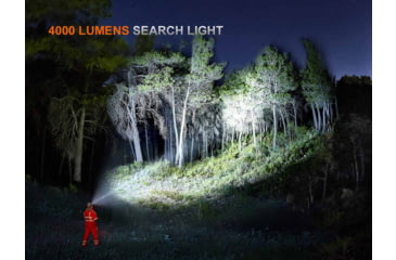 Image of Fenix Lighting HP35R SAR Lithium Ion 4000 Lumens XHP70 LED, Luminus SST20 LED Headlamp, Black, HP35RXSR