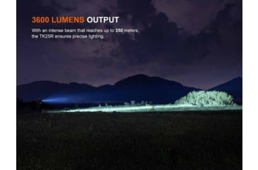 Image of Fenix Lighting TK25R Lithium Ion 3600 Lumens Luminus Cree11 lig XHP50.3-LED Flashlight, Black, TK25RTCBK