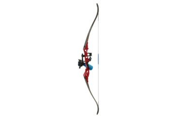 Image of Fin-Finder Bank Runner Recurve Winch Pro Package, 35lbs, RH, Red 81381