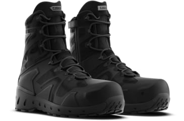 Image of First Tactical AERO-TAC 8in Safety Toe Side-Zip Tactical Boots - Mens, Black, 6.5 US/Regular, 165926-019-6.5-R