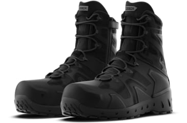 Image of First Tactical AERO-TAC 8in Safety Toe Side-Zip Tactical Boots - Mens, Wide, Black, 15, 165926-19-15 W