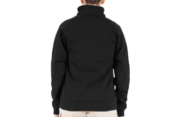 Image of First Tactical Cotton Job Shirt 1/4 Zip - Womens, Black, Large, R, 128507-019-L-R