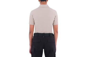 Image of First Tactical Cotton Short Sleeve Polo With Pen Pocket - Womens, Khaki, Large, 122508-055-L