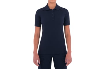 Image of First Tactical Cotton Short Sleeve Polo With Pen Pocket - Womens, Midnight Navy, Extra Small, 122508-729-XS