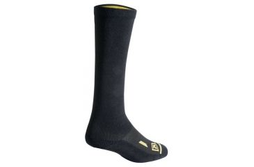 Image of First Tactical Ctn 9in Duty Socks 3-Pk, Black, Small/Medium 160002-019-S/M