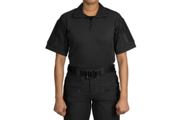 Image of First Tactical Defender Short Sleeve Shirt - Women's, Regular, Black, Large, 122017-019-L-R