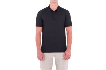 Image of First Tactical Mens Performance Ss Polo, Black, Small 112509-019-S