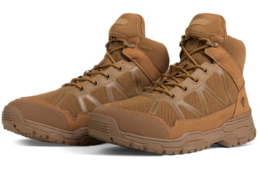 Image of First Tactical Operator Mid 5in Boots - Mens, Coyote Brown, 4, Regular, 165061-060-4-R