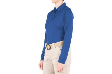 Image of First Tactical Performance Long Sleeve Polo - Womens, Academy Blue, 3XL, 121503-691-3XL