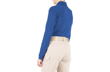 Image of First Tactical Performance Long Sleeve Polo - Womens, Academy Blue, 3XL, 121503-691-3XL