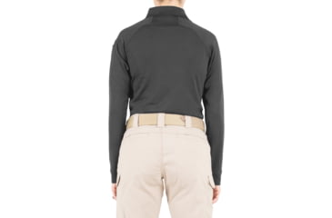 Image of First Tactical Performance Long Sleeve Polo - Womens, Asphalt, Extra Large, 121503-015-XL