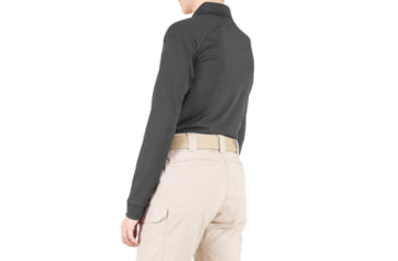 Image of First Tactical Performance Long Sleeve Polo - Womens, Asphalt, Extra Large, 121503-015-XL